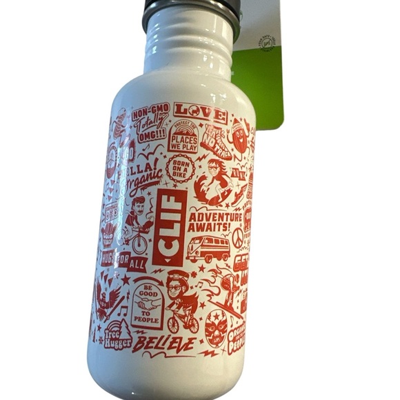 Grand & Greene White and Red Doodle Pattern Bottle - Picture 2 of 3
